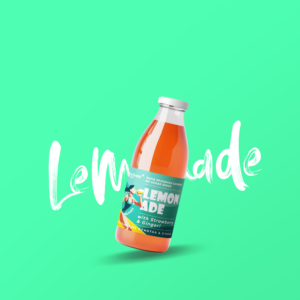 Λεμονάδα με Φράουλα & Ginger 250ml